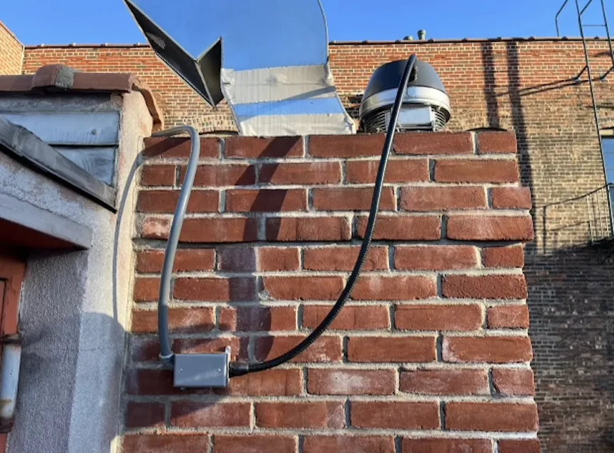 Chimney Exhaust Fan with Variable Speed Control