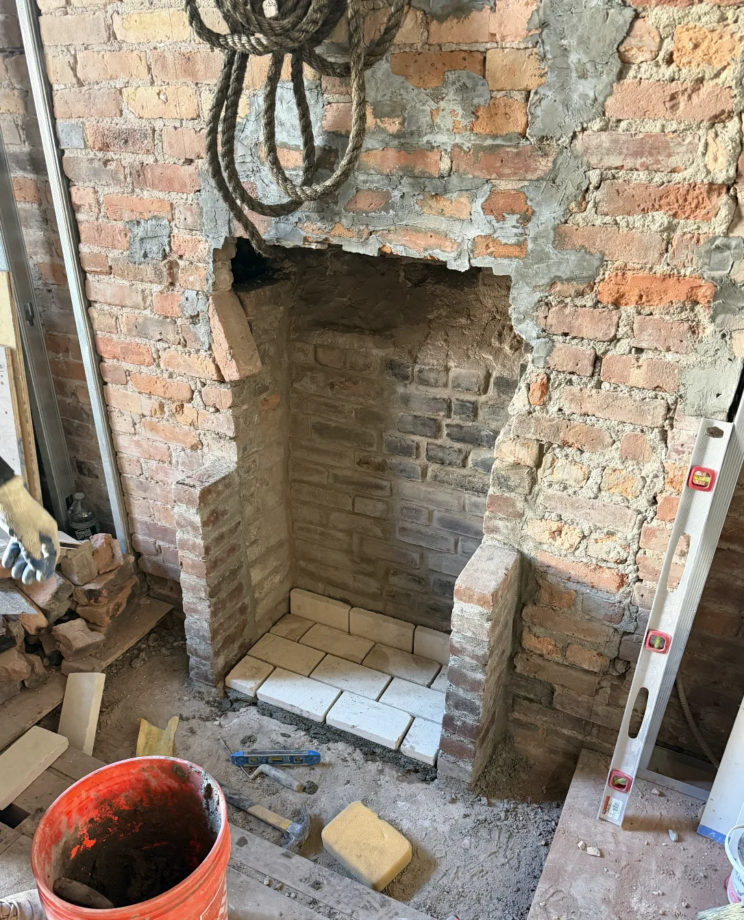 Park Slope Custom Fireplace Reconstruction